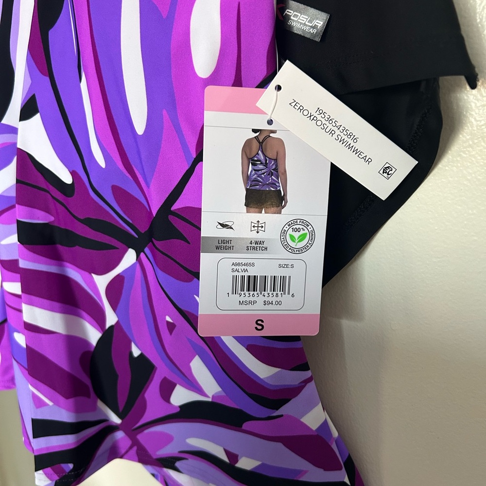 ZeroXposur Purple Women's Small Two Piece Swimsuit